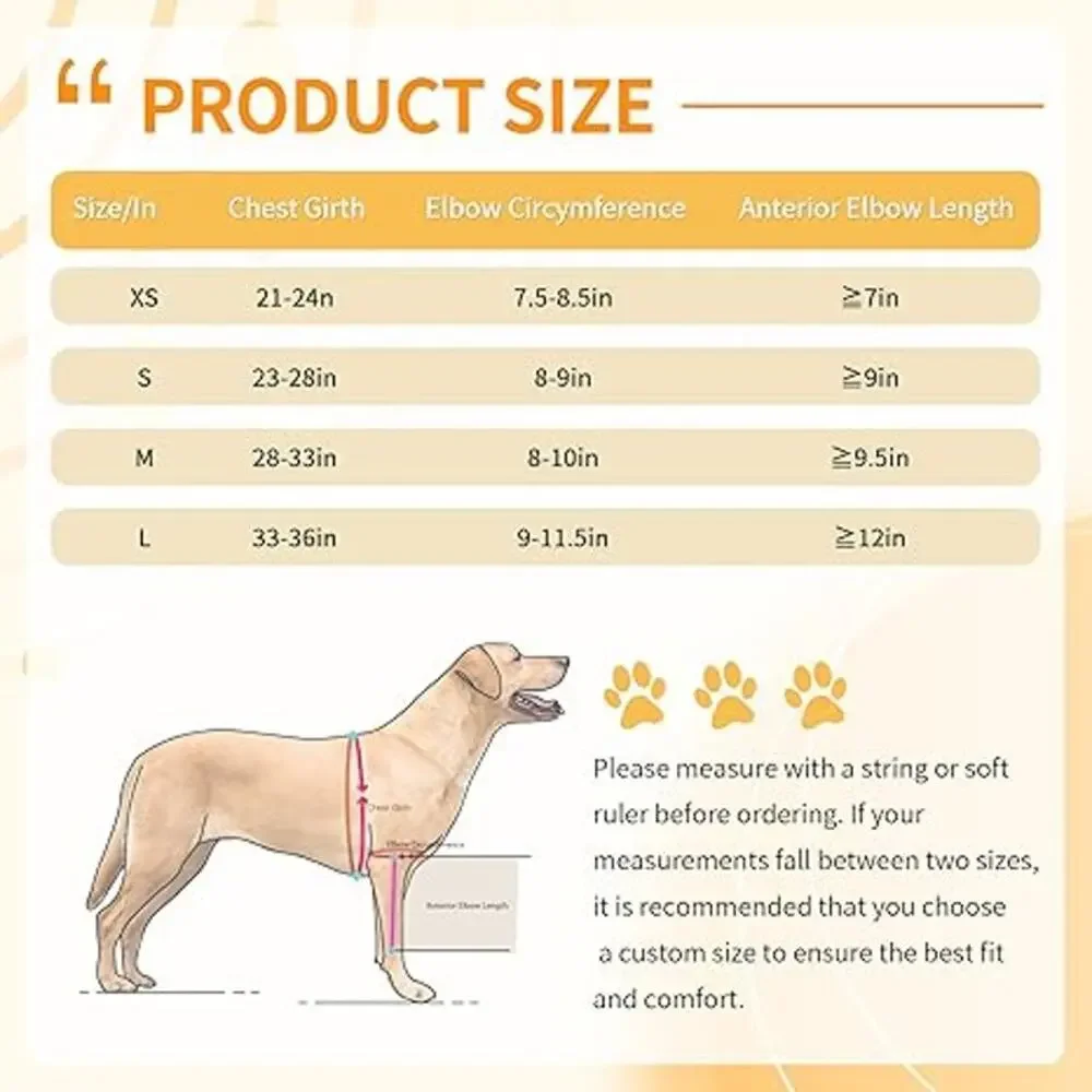 NEW Dog Medium Recovery Front Leg Sleeve Prevents Licking Cone  Alternative - Picture 6 of 7